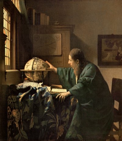 O astrônomo de Jan Vermeer van Delft